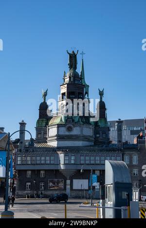 Sailor's Church a vieux Montreal, Quebec, Canada Foto Stock