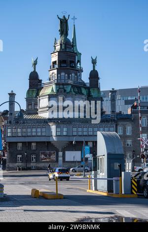 Sailor's Church a vieux Montreal, Quebec, Canada Foto Stock