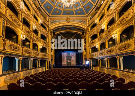 Teatru Manoel a la Valletta, Malta Foto Stock