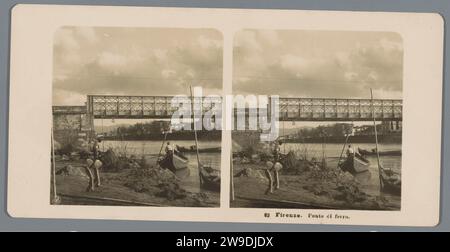 Deuren van het battistero a Firenze, nuova società fotografica, 1903 stereografo Firenze cartone. supporto fotografico ferrovia con stampa in argento gelatina, tram; ferrovia a cremagliera. Chiusura porta chiusa Foto Stock