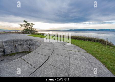Fort Casey State Park su Whidbey Island Foto Stock