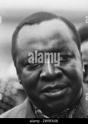 Idi Amin, Idi Amin Dada Oumee (1925 – 2003) ufficiale militare ugandese, politico e dittatore militare che è stato il terzo presidente dell'Uganda dal 1971 al 1979. Foto Stock