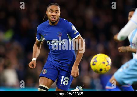 27 dicembre 2023; Stamford Bridge, Chelsea, Londra, Inghilterra: Premier League Football, Chelsea contro Crystal Palace; Christopher Nkunku del Chelsea Foto Stock