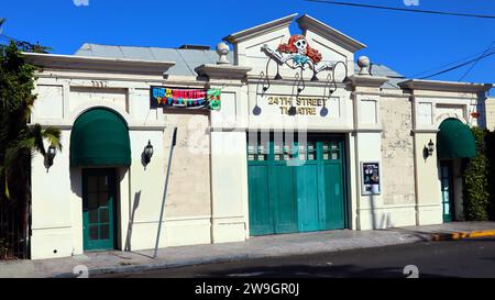 Los Angeles, California: 24th Street Theatre situato al 1117 W 24th St, Los Angeles Foto Stock