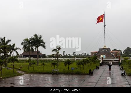 Il confine tra sud e nord del vietnam Foto Stock