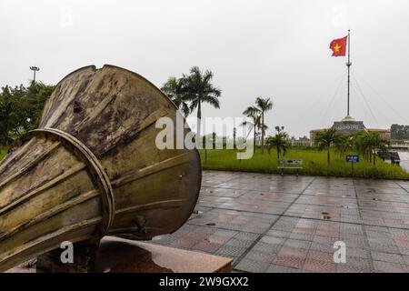 Il confine tra sud e nord del vietnam Foto Stock