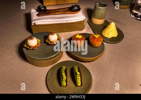 Ristorante Noni a la Valletta, Malta Foto Stock