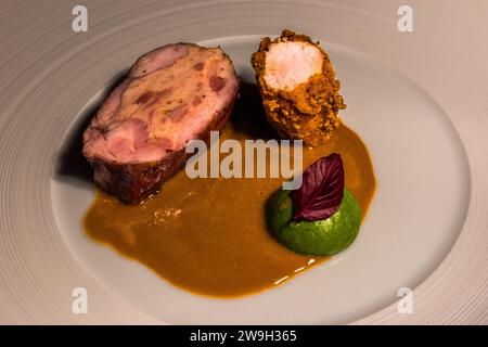 Ristorante Noni a la Valletta, Malta Foto Stock