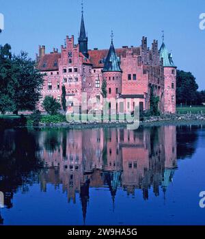 Egeskov slot, castello, Danimarca Foto Stock