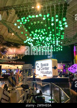 Houston, USA - 22 ottobre 2023: All'interno dello Houston Space Center di Houston, Texas, USA. Foto Stock