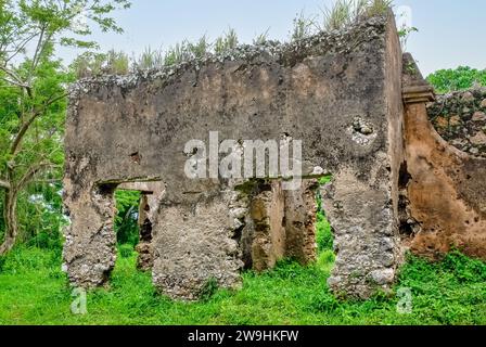 Rovine storiche di Trocha Mariel Majana, Cuba Foto Stock