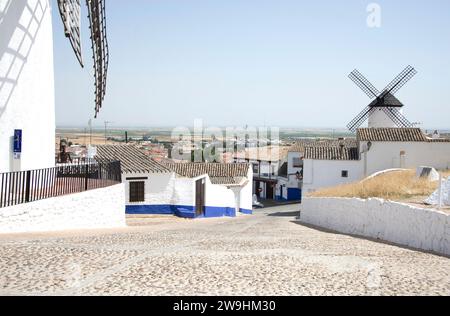 Campo de Crippana, provincia di Ciudad Real, Castilla- la Mancha, Spagna. Foto Stock