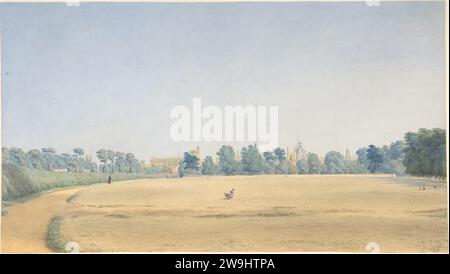 Vista dell'University Park guardando verso New College, Oxford 2000 di William Turner di Oxford Foto Stock