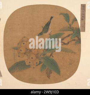 Bird on a Loquat Tree 1913 di Unidentified artist Foto Stock