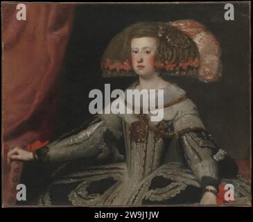 Mariana d'Austria (16341696), Regina di Spagna 1889 di Velazquez Foto Stock