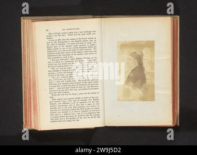 Produzione fotografica di un dipinto, raffigurante un ritratto di Dante Alighieri, Anonimo, dopo Giotto de Bondone, c. 1863 - nel o prima del 1873 foto Firenze supporto fotografico albumano stampa ritratto di uno scrittore. Dante Foto Stock