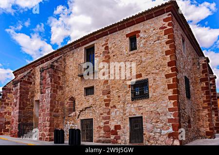 Vecchia banca agricola a campo de Criptana, prestiti agricoli chiamati Pósito in Spagna Foto Stock