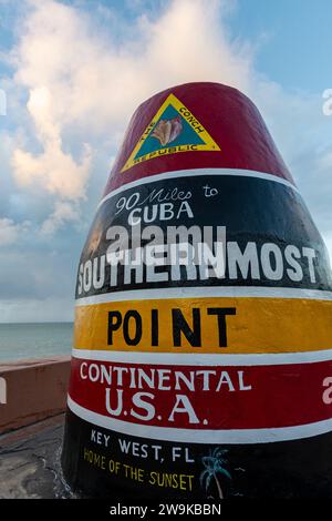 Punto più meridionale degli Stati Uniti, Key West, Flor Foto Stock