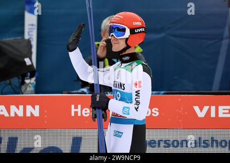 Oberstdorf, Deutschland. 28 dicembre 2023. Stephan Leyhe (SC Willingen) beim Training/Qualifikation Auftakt Vierschanzentournee Oberstdorf Credit: dpa/Alamy Live News Foto Stock