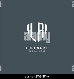 Logo LR logo logo logo, grafica vettoriale creativa Illustrazione Vettoriale