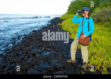 Sentiero storico nazionale di ala Kahakai, parco storico nazionale di Kaloko-Honokohau, Hawaii Foto Stock
