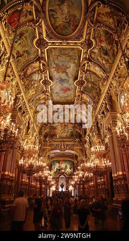 Foto Palazzo garnier, Palais garnier parigi francia europa Foto Stock