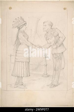 The Best of Friends Must Part 1966 di Sir John Tenniel Foto Stock