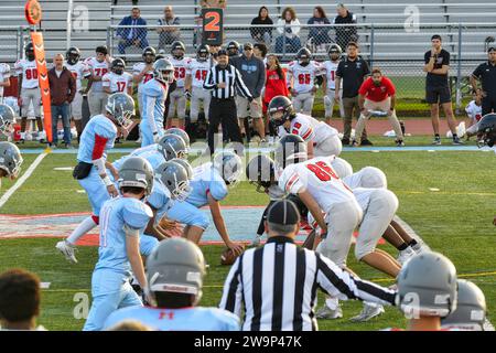 Partita di football della High School a Falls Church Virginia Foto Stock