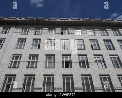 Oesterreichische Postsparkasse Translation Austrian Postal Savings Bank Building progettato da otto Wagner intorno al 1906 a Vienna, Austria Foto Stock