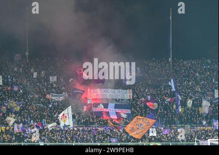 Firenze, Italia. 29 dicembre 2023. Tifosi Fiorentina durante ACF Fiorentina vs Torino FC, partita di serie A A Firenze, Italia, dicembre 29 2023 crediti: Agenzia fotografica indipendente/Alamy Live News Foto Stock