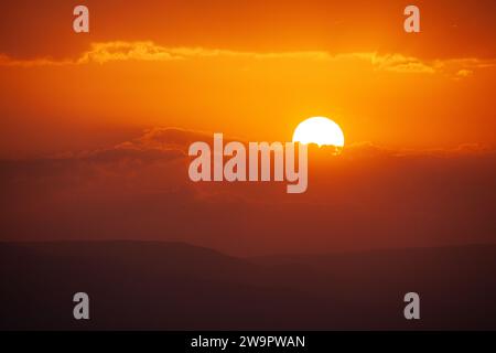 Sunrise Judean Desert Foto Stock