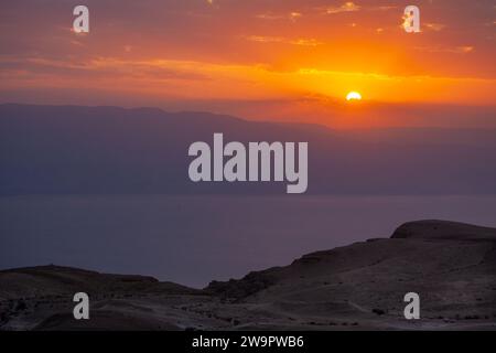 Sunrise Judean Desert Foto Stock