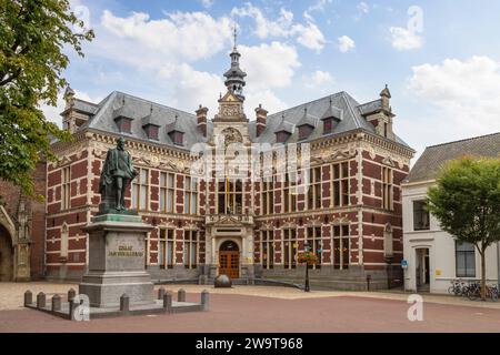 Università di Utrecht in Piazza Dom a Utrecht, Paesi Bassi. Foto Stock