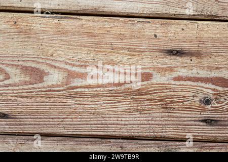 struttura del tavolo in legno. tavole marroni come sfondo. Foto Stock