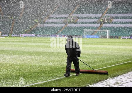 Glasgow, Regno Unito. 30 dicembre 2023. Durante la Scottish Premiership Match al Celtic Park, Glasgow. Il credito fotografico dovrebbe leggere: Neil Hanna/Sportimage Credit: Sportimage Ltd/Alamy Live News Foto Stock