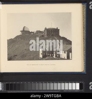 Vista dell'osservatorio Lick sul Monte Hamilton, Anonimo, c. 1883 - in o prima del 1893 stampa fotomeccanica osservatorio collotipo della carta della California ( astronomia) Lick Observatory Foto Stock