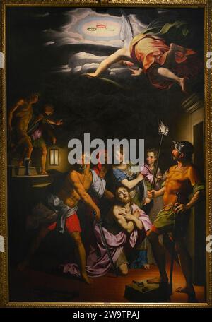 Giovanni Battista Trotti, detto il Malosso (1556-1619). Pittore italiano. La decapitazione di San Giovanni Battista. Olio su tela, 1590. Dalla Chiesa di San Dominico, Cremona. Museo Civico Ala Ponzone. Cremona. Lombardia. Italia. Foto Stock