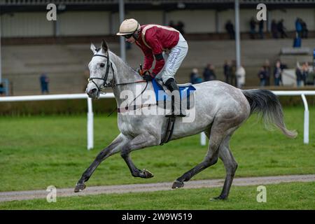 Chabichou Dupoitou è terzo a Wincanton, guidato da Tom o'Brien e allenato da Philip Hobbs, 10 marzo 2022 Foto Stock