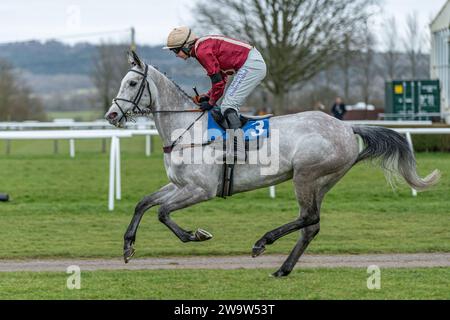 Chabichou Dupoitou è terzo a Wincanton, guidato da Tom o'Brien e allenato da Philip Hobbs, 10 marzo 2022 Foto Stock