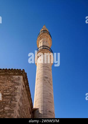 Moschea Neratze, città di Rethymno, regione di Rethymno, Creta, Grecia Foto Stock