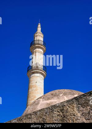 Moschea Neratze, città di Rethymno, regione di Rethymno, Creta, Grecia Foto Stock