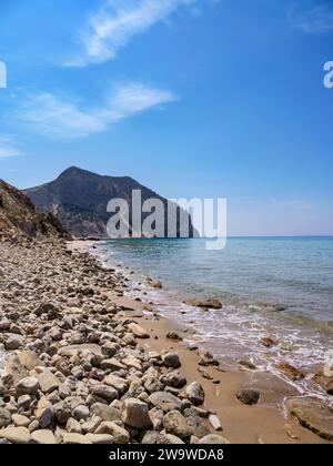 KaVo Paradiso Beach, Isola di Kos, Dodecaneso, Grecia Foto Stock