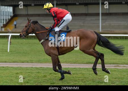 Rideau Canal, guidato da Tom Cannon e allenato da Alan King, corse a Wincanton, il 10 marzo 2022 Foto Stock