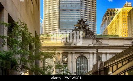 Il Grand Central Terminal di New York (USA) è un luogo iconico ed emblematico della grande Mela nel cuore di Manhattan ed è ideale per i trasporti Foto Stock