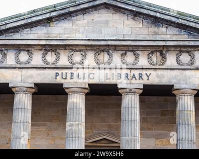 Biblioteca pubblica di Inverness, Scozia, Regno Unito Foto Stock