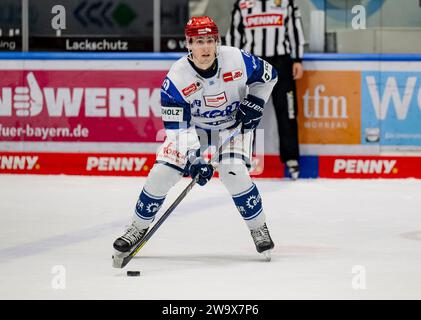 Augusta, Deutschland. 30 dicembre 2023. Kyle Platzer (Schwenninger Wild Wings, n. 88). Augsburger Panther gegen Schwenninger Wild Wings, Eishockey, DEL, 33. Spieltag, Saison 2023/2024, 30.12.2023. Foto: Eibner-Pressefoto/Heike Feiner Credit: dpa/Alamy Live News Foto Stock