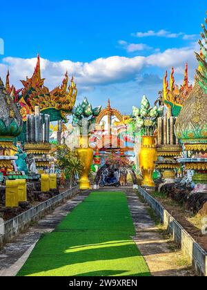 Wat Pa non Sawan in ROI et, Thailandia Foto Stock