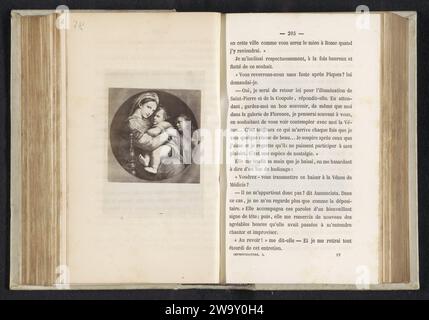 Produzione fotografica di un dipinto, raffigurante la Venere di Urbino, Anonimo, dopo Tiziano, 1850 ca. - Nel o prima del 1860 foto di supporto fotografico immagine albumana stampa figura giacente - AA - figura umana femminile. (Storia di) Venere (Afrodite) Foto Stock