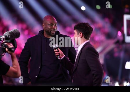 Parigi, Francia. 30 dicembre 2023. Florent PIETRUS durante l'All-Star Game LNB 2023, partita di pallacanestro tra Team France e Team World il 30 dicembre 2023 all'Accor Arena di Parigi, Francia - foto Loic Wacziak/DPPI Credit: DPPI Media/Alamy Live News Foto Stock