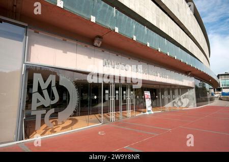 Ingresso al Museo Nazionale dell'Automobile (MAUTO), Museo Nazionale dell'automobile (dal 1933), Torino, Piemonte, Italia Foto Stock